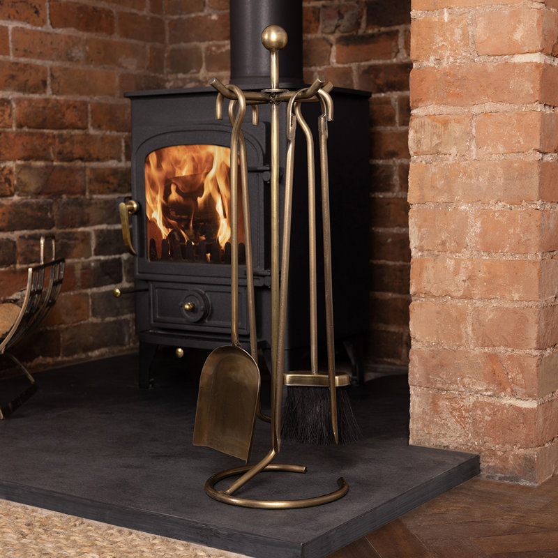Iron Fireplace Tool Set