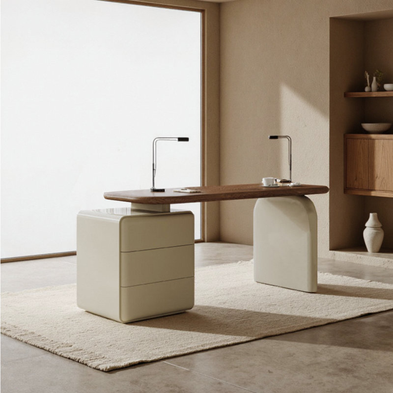 Bureau de style moderne et luxueux, H 29,53 po x l 66,93 po x P 27,56 po