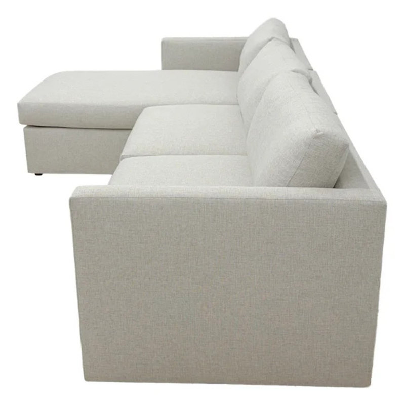 Canapé d'angle moderne sans pouf - Truffe, 3870 Basil