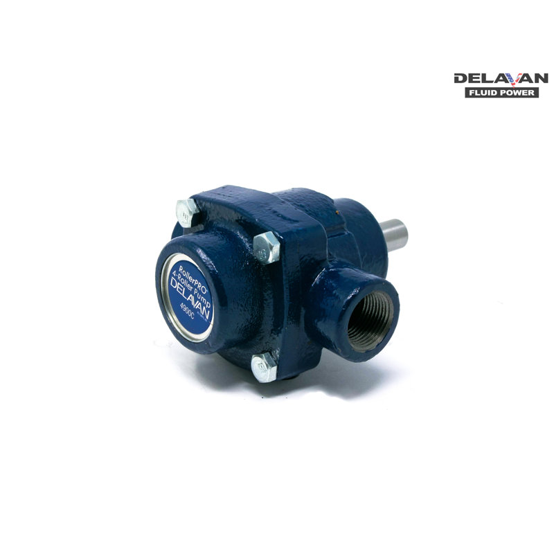 Delavan 4900C 9.2 GPM 150 PSI 2600 RPM Cast Iron Solid Shaft 4-Roller Water Pump