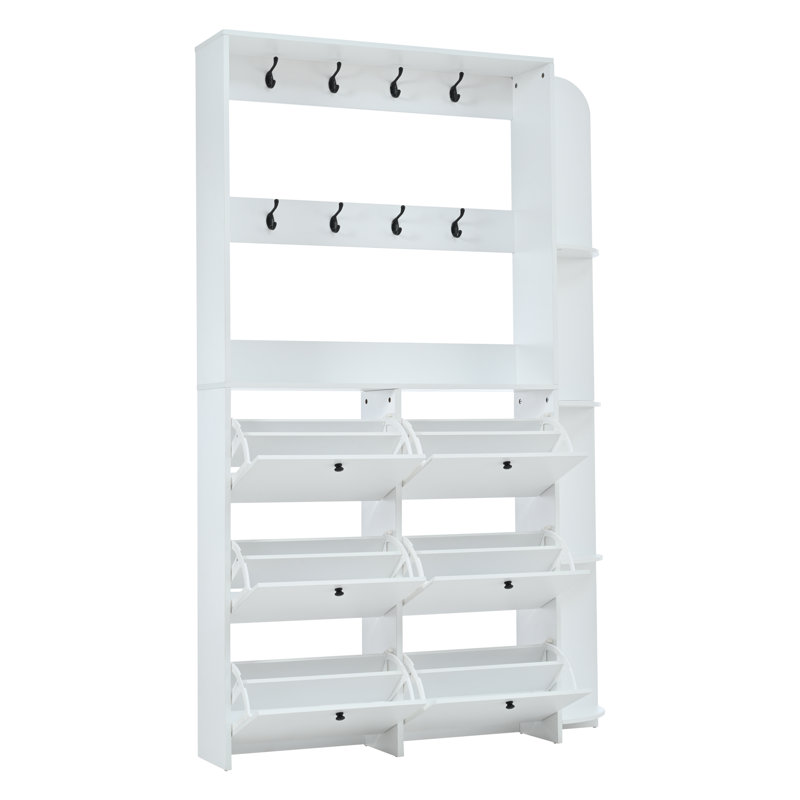 12 Pair Shoe Storage Cabinet