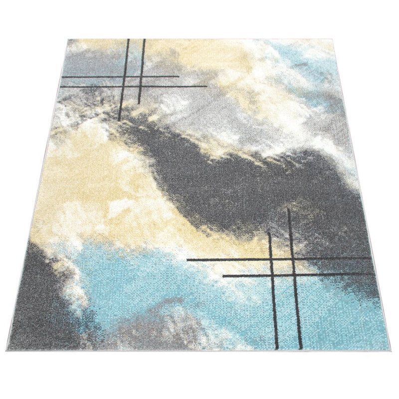 Ananshi Abstract Area Rug, Rectangle 160 x 220cm