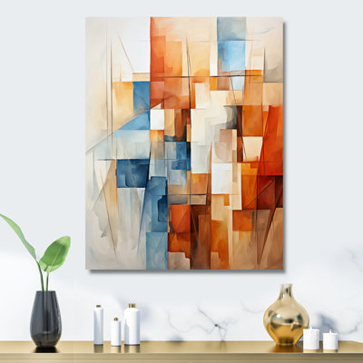 «Cubism Fragmented Perspectives IV», reproduction non encadrée sur métal