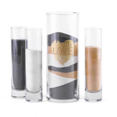 Glass Unity Candles And Sand