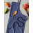 Solid Color Linen Bib Apron-1432052117-1432022564
