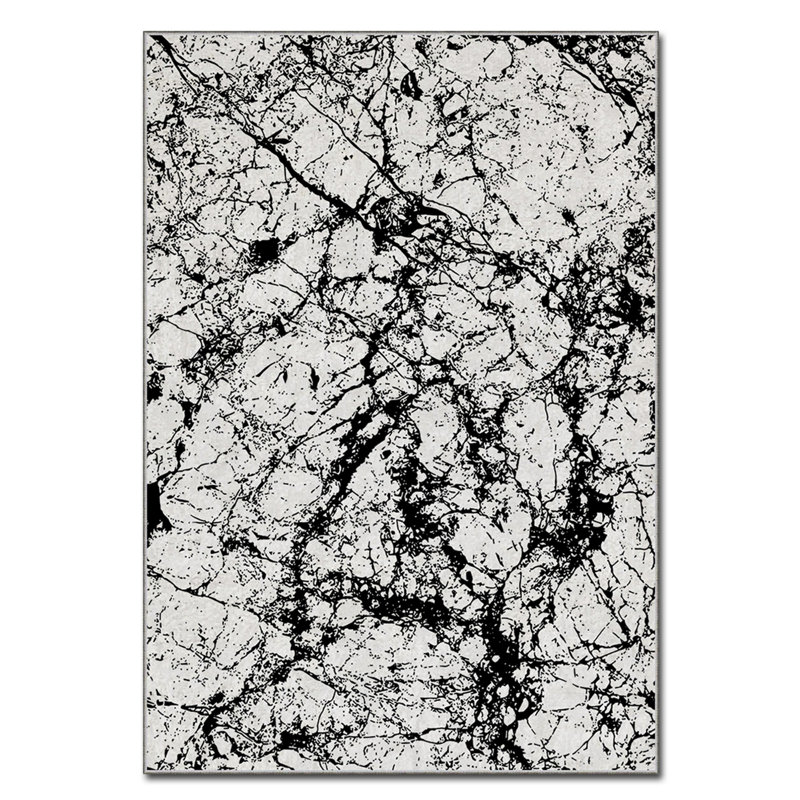 Luxurious Velvet Area Rug, 4.6 x 7.2 Feet | 100% Polyester, 740 g/m² | Non-Slip Felt Dot Underside, Machine Washable | Digital Print Design, Easy to Clean, Perfect for Living Room & Bedroom Décor