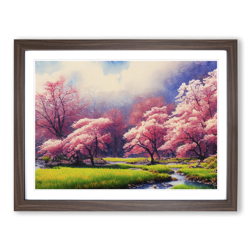 Spring Forest Watercolour Vol.3 - Framed Print