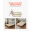 Bunkie Board, lattes de planche de lit pliable de 0,4 po avec connexion, support de matelas en bois pour lit, support sous les matelas, prêt à l'emploi, 8 pièces, Burlywood-1716435383