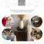 Table de bout, table basse ou table de chevet décorative en métal Elle Decor Lulu-24299326