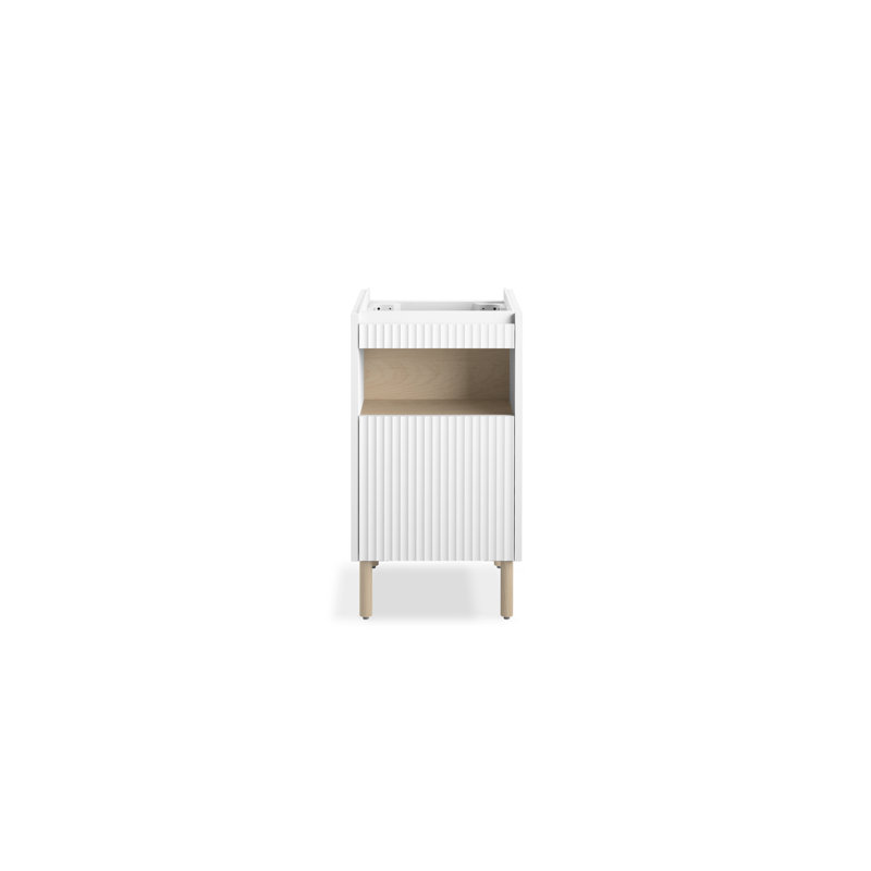 Spacity 16-3/4 In. Wall-Hung Bathroom Vanity Cabinet, White