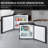 Energy Star Portable 1.1 cu. ft. Garage Ready Frost-Free Undercounter Freezer Drawers with Adjustable Temperature Controls and LED Light-52791981