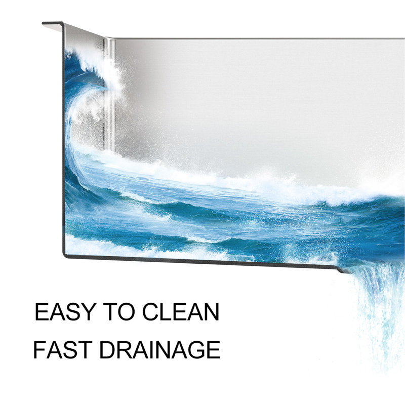 30 Inch Undermount Stainless Steel Single Bowl Kitchen Sink 16 Gauge, 9 Deep, Drain Assembly, X - Shaped Water Passage, Condensation Coating, 3Mm Noise Reducing Pad Gauge Sink, With Guide System,