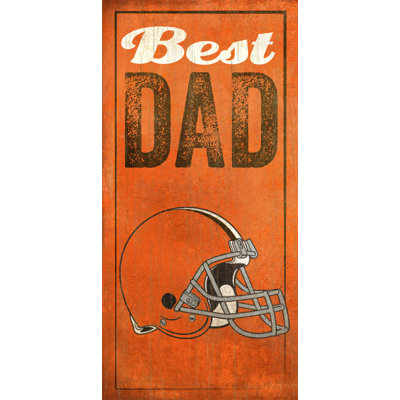 « best dad », impression sur plaque NFL