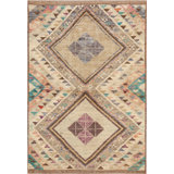 Nazmiyal Collection Contemporary Geometric Ivory Rug 3ft 6in X 5ft