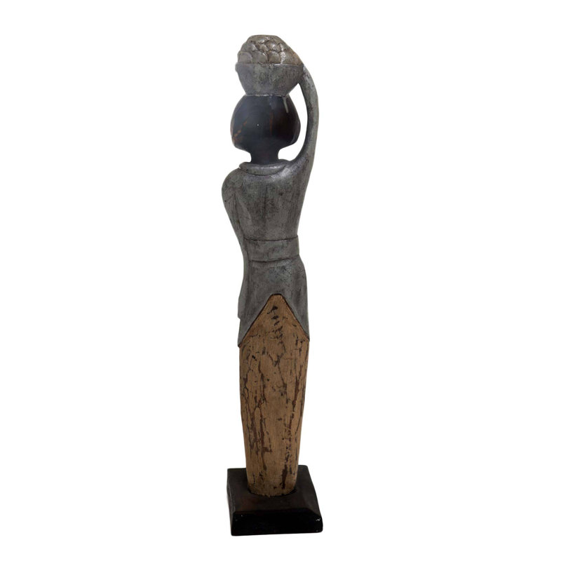 Statuette balinaise en bois de dame