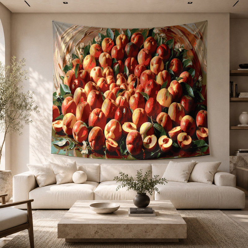 Tapisserie murale Fruit Nectarine, 68 po x 80 po