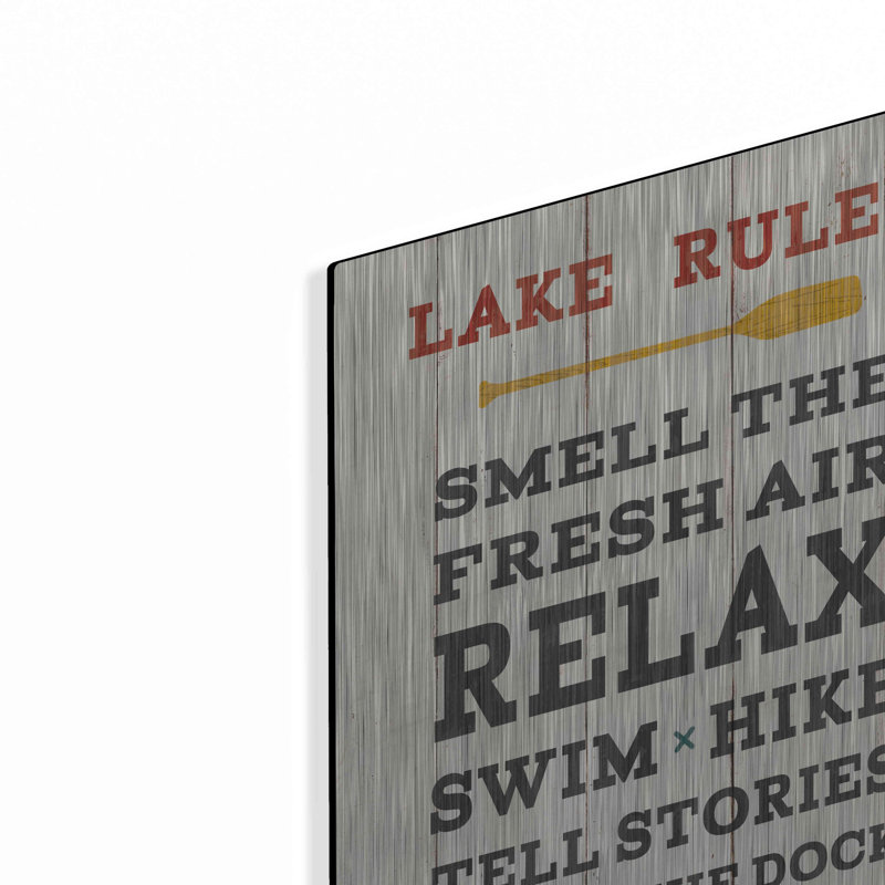 «Cabin Life VI Neutral» par Sue Schlabach, art mural en métal, H 16 po x l 12 po