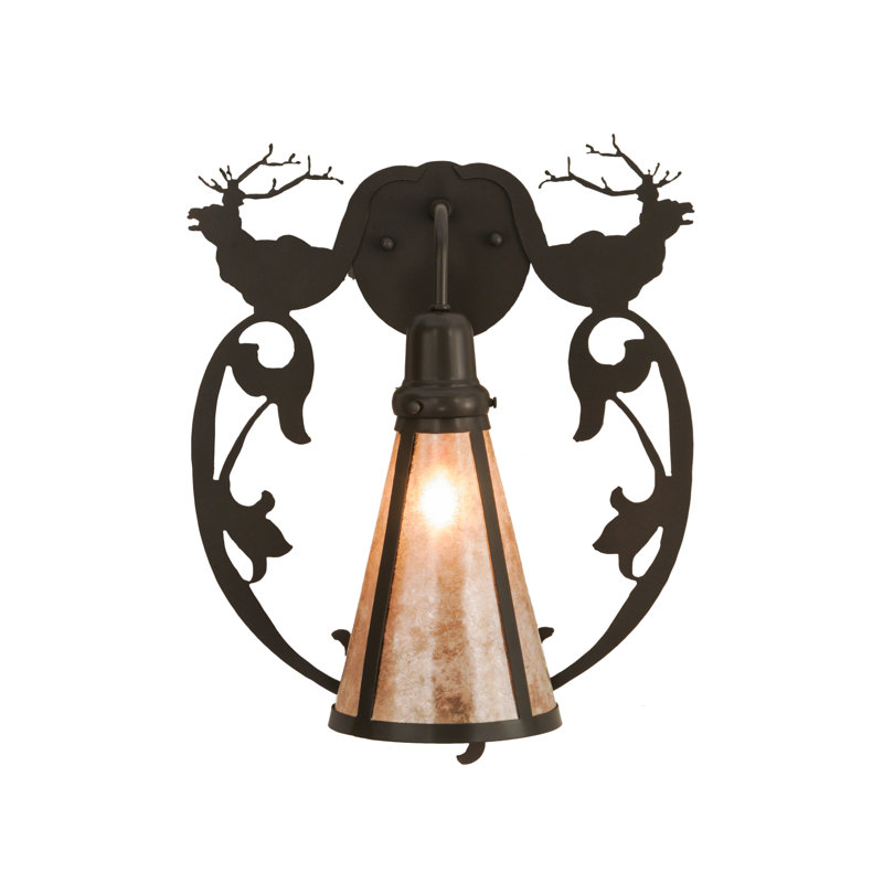 Rustic Lodge 1 - Light Armed Sconce