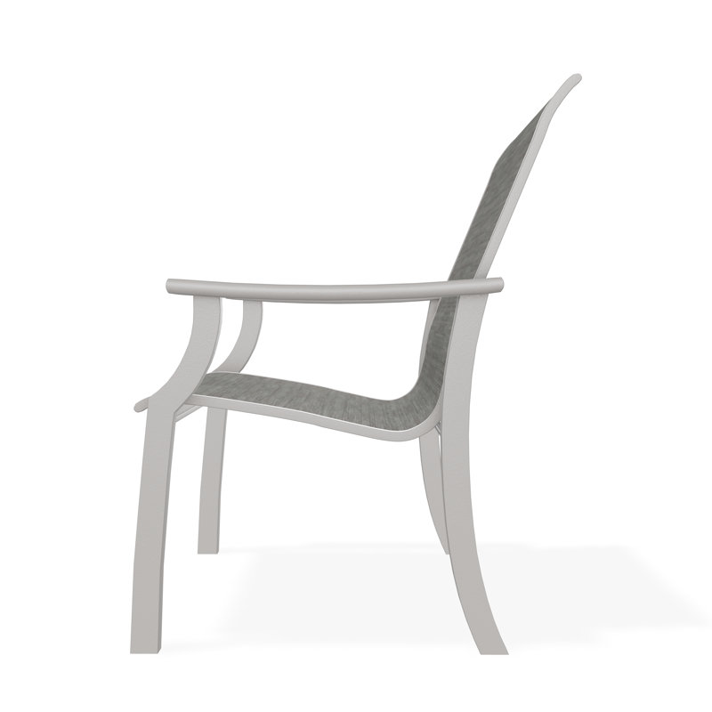 St. Catherine Polymer Outdoor Lounge Chair, Warm Gray, Sicily