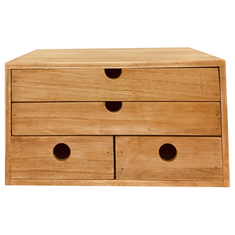 Aster Wood Desk Organiser