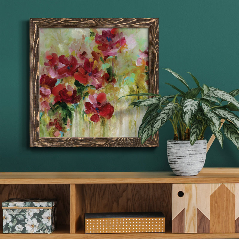 «Happy Fall», art textuel sur toile, H 20 po x l 20 po x P 1,5 po, Cadre noyer