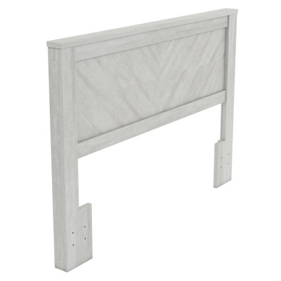 Aleshire Modern Herringbone Panel Design Full Queen Headboard by Millwood Pines