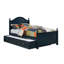 Lit plateforme en bois massif avec lit gigogne Deegan-866640734-866640733