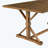 6-Piece Farmhouse Dining Table Set with 72" Wood Rectangular Table and Bench-1949076509-1949076706