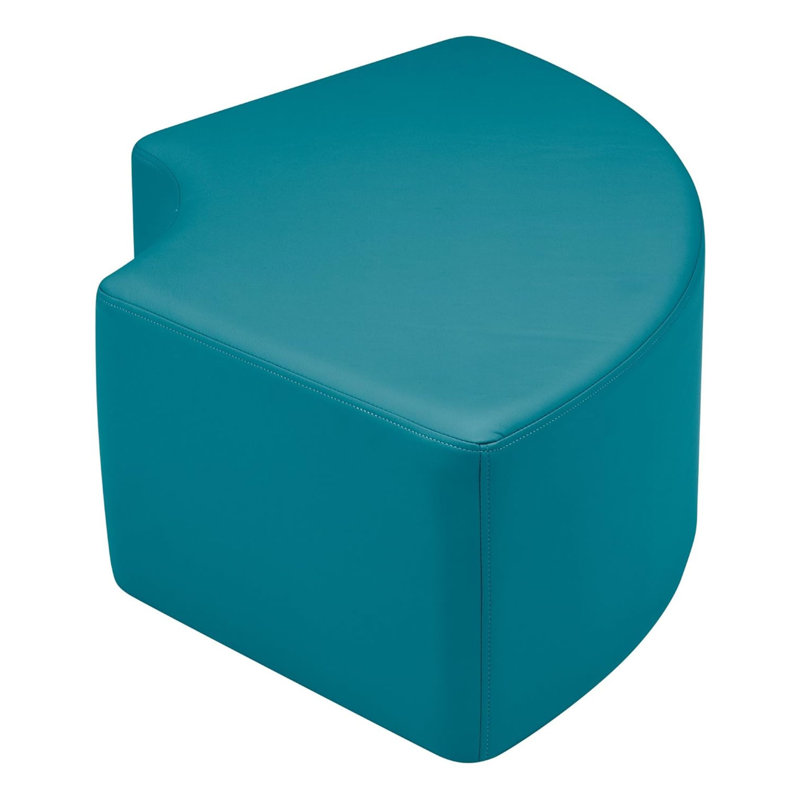Repose-pieds rembourré Pro Series de 12 po de hauteur Pro Series, Bleu sarcelle