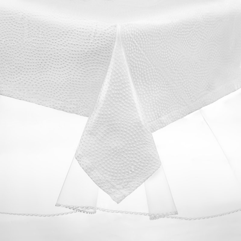 Protecteur de nappe en plastique transparent 60 po x 108 po oblong, L 144 po x L 70 po