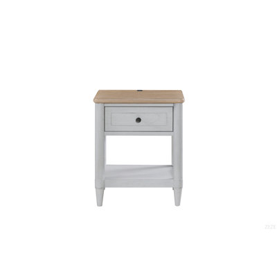 Small Teen Nightstand - Cement And Sand