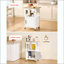 Kitchen Island Cart Rolling Storage Table With Single Door Cabinet