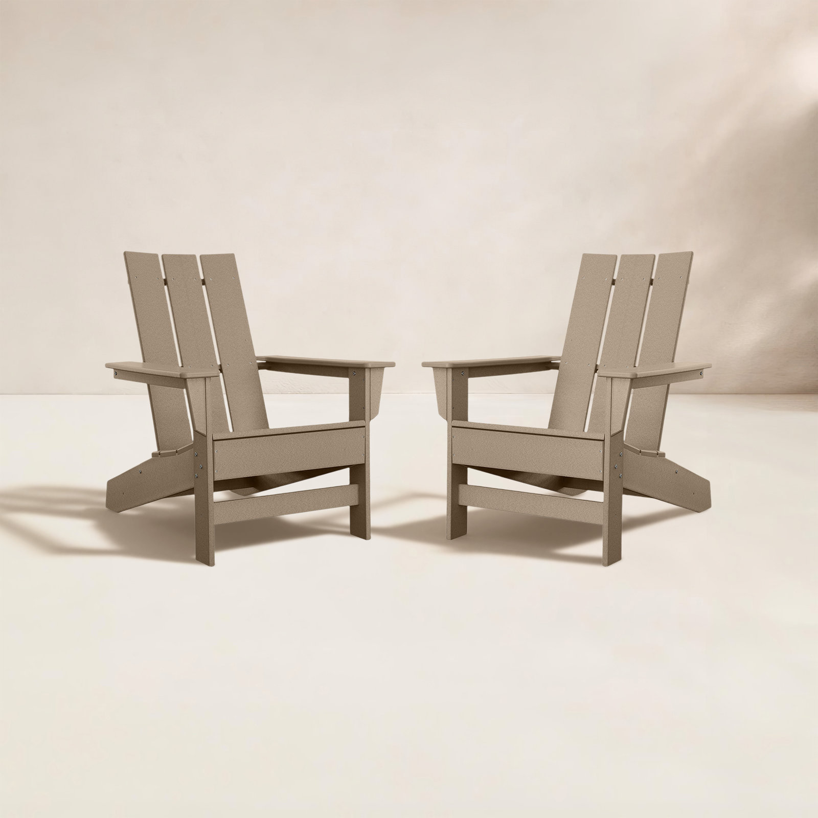 Ratcliff Adirondack Chair, Weathered Wood
