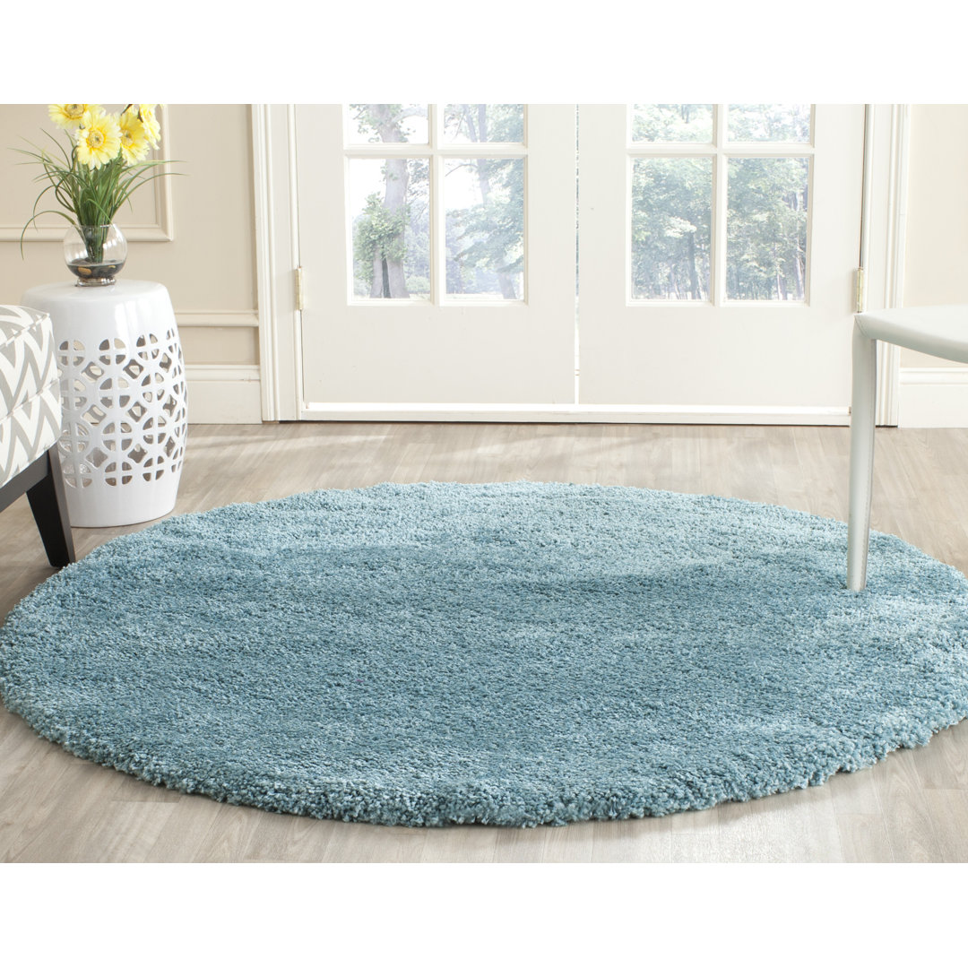 Delane Aqua Blue Area Rug Lark Manor™ Rug 
