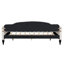 Lit de jour double beige pour chambres d'amis et espaces de vie - Structure sans sommier