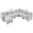 7-Piece Upholstered Corduroy Sectional-1228022337