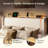 Linen Upholstered Platform Bed Frame With Led Lights And Charging Station, Tall Wingback Headboard And Storage Shelf-1735415297-1735019652
