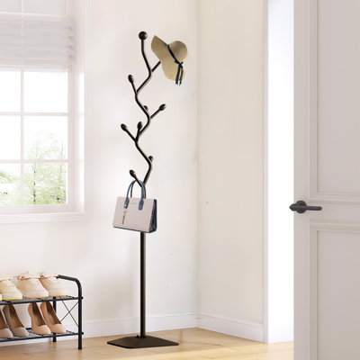 Coat Rack Freestanding For Entryway, Hallway, Bedroom, Office