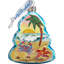 Keepsake 2'' Handmade Glass Holiday Shaped Ornament
