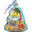 Keepsake 3 Piece Fun at the Beach Holiday Shaped Ornament Set