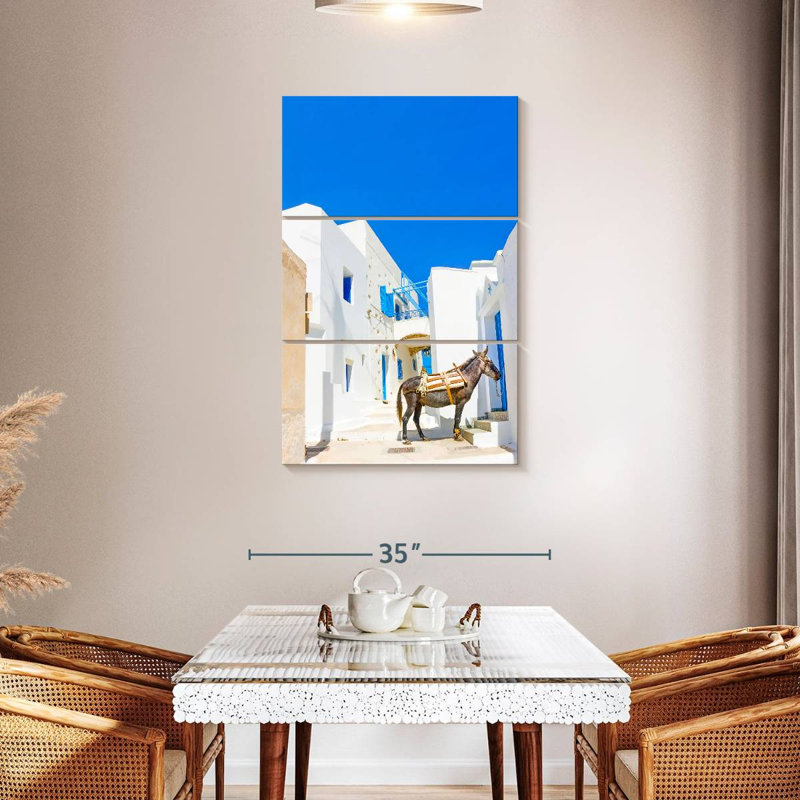 Nicci Mule In Langadas, 45" H x 28" W