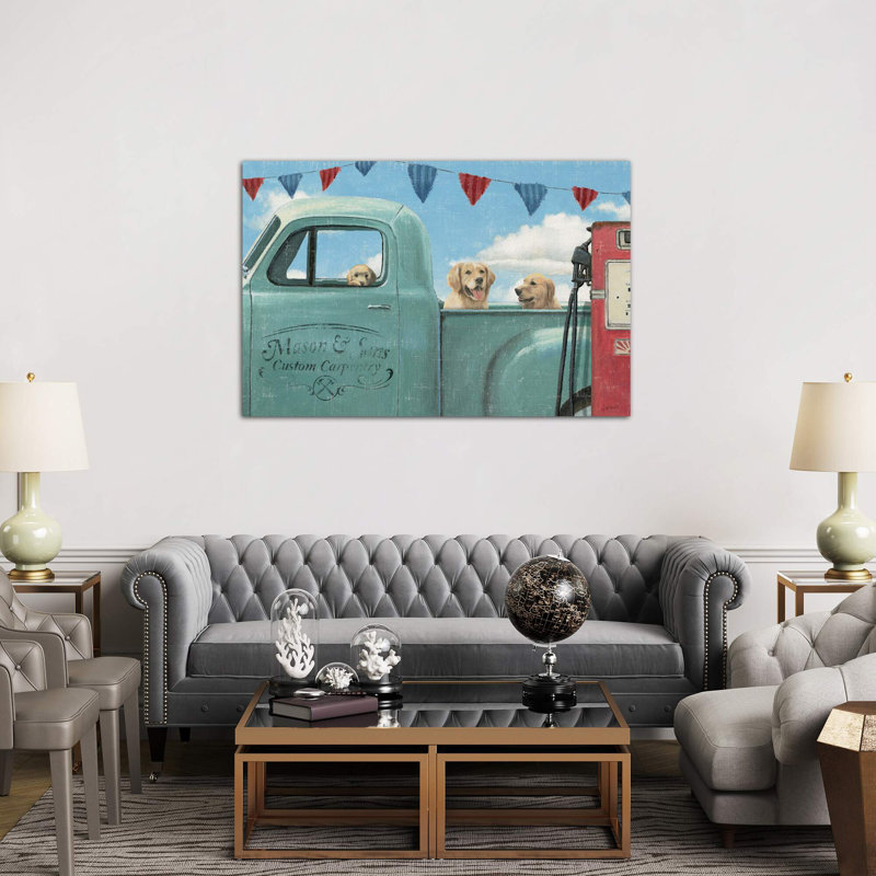 Let's Go For A Ride Ii by James Wiens - Print on Canvas, 101.6 cm H x 66.04 cm W x 3.175 cm D, Wrapped Canvas