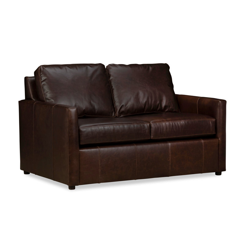 Causeuse en cuir Savannah, Cuir véritable Bistro Rustic