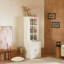 Armoire avec porte simple en verre trempé