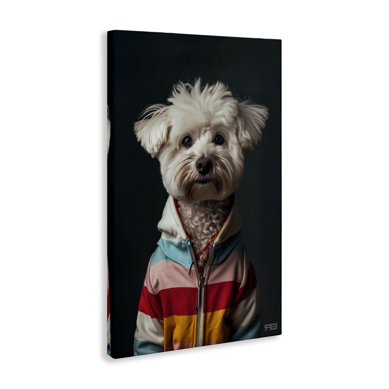 «Terrier» par Roozbeh Bahramali, H 24 po x l 16 po