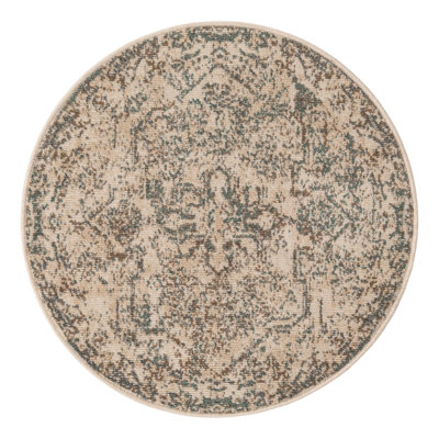 Tapis crème / brun Mosely Orentiel