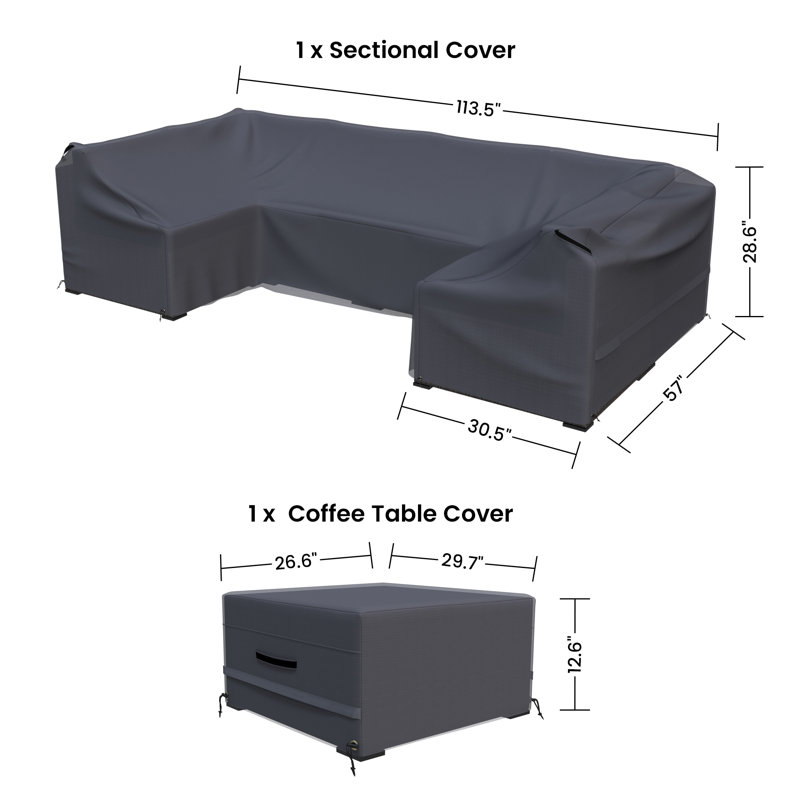 Merton PE Rattan Outdoor Patio Furniture Set Cover