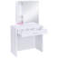 Coiffeuse avec miroir et tabouret Walsh