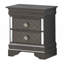 Table de chevet chic noir métallique chic-1813289183