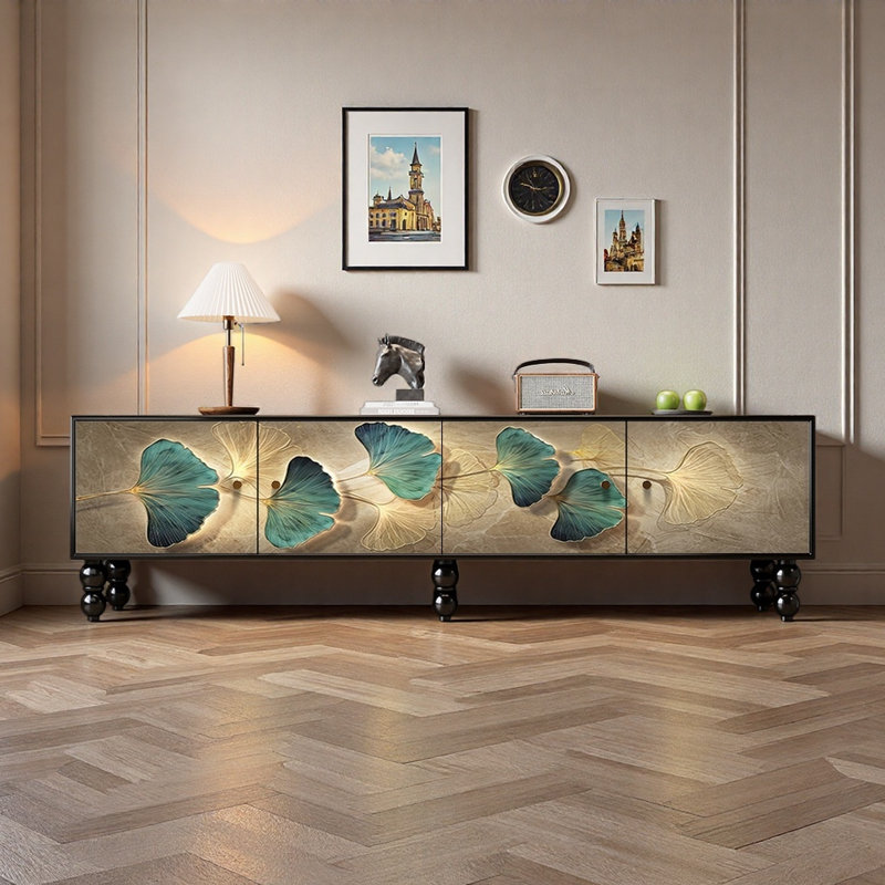 French Medieval Style TV Stand